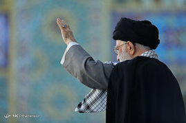 حضور و سخنرانی رهبر معظم انقلاب در اجتماع زائران و مجاوران حرم رضوی
