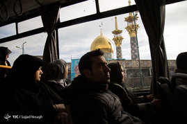 اتوبوس گردشگری و مسافران نوروزی‎ - همدان