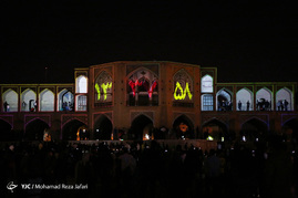 نورپردازی پل خواجو - اصفهان‎