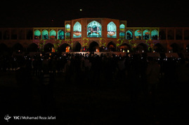 نورپردازی پل خواجو - اصفهان‎