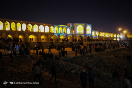 نورپردازی پل خواجو - اصفهان‎