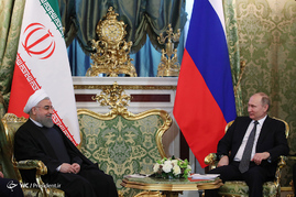 روحانی در دیدار ولادیمیر پوتین رئیس جمهور فدراسیون روسیه