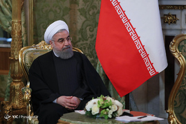 روحانی در دیدار ولادیمیر پوتین رئیس جمهور فدراسیون روسیه