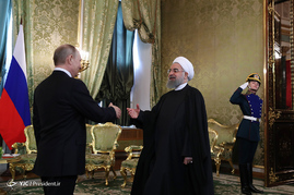 روحانی در دیدار ولادیمیر پوتین رئیس جمهور فدراسیون روسیه