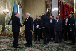 روحانی در دیدار ولادیمیر پوتین رئیس جمهور فدراسیون روسیه