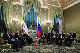 روحانی در دیدار ولادیمیر پوتین رئیس جمهور فدراسیون روسیه