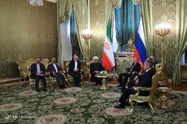 روحانی در دیدار ولادیمیر پوتین رئیس جمهور فدراسیون روسیه