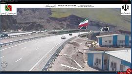 آزادراه قزوین - رشت ( تونل منجیل ) ساعت 12:30 