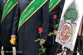 تجدید میثاق خدام حرم سیدعلاءالدین حسین(ع) به آستان مقدس شاهچراغ(ع) _شیراز‎
