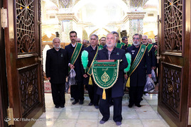 تجدید میثاق خدام حرم سیدعلاءالدین حسین(ع) به آستان مقدس شاهچراغ(ع) _شیراز‎