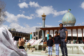 تجدید میثاق خدام حرم سیدعلاءالدین حسین(ع) به آستان مقدس شاهچراغ(ع) _شیراز‎
