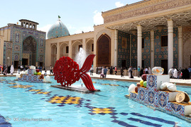 تجدید میثاق خدام حرم سیدعلاءالدین حسین(ع) به آستان مقدس شاهچراغ(ع) _شیراز‎
