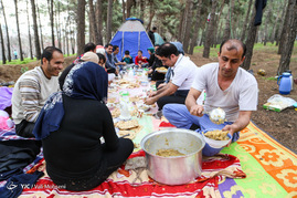 روز طبیعت در بوستان سرخه حصار