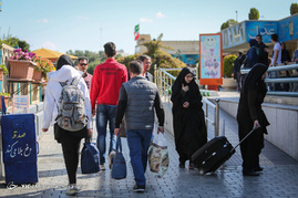 خروج مسافران نوروزی - اصفهان‎