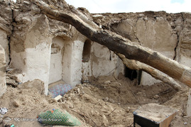 خسارات ناشی از زلزله ۶ ربشتری روستای دو قلعه در شهرستان فریمان