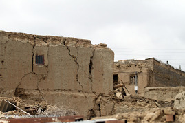 خسارات ناشی از زلزله ۶ ربشتری روستای دو قلعه در شهرستان فریمان