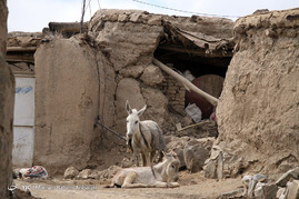 خسارات ناشی از زلزله ۶ ربشتری روستای دو قلعه در شهرستان فریمان