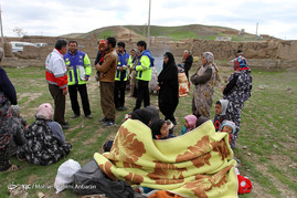 خسارات ناشی از زلزله ۶ ربشتری روستای دو قلعه در شهرستان فریمان