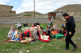خسارات ناشی از زلزله ۶ ربشتری روستای دو قلعه در شهرستان فریمان
