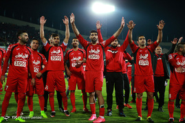 دیدار تیم های فوتبال پرسپولیس و پیکان