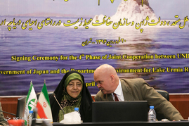 امضای سند فاز چهارم همکاری مشترک احیاء دریاچه ارومیه