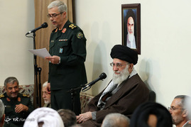 دیدار نوروزی فرماندهان ارشد نیروهای مسلح با رهبر معظم انقلاب