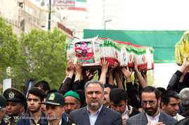 مراسم تشییع پیکر ۳ شهید مدافع حرم - مشهد