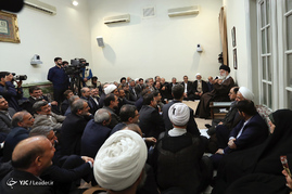 دیدار نوروزی مسئولان نظام با رهبر معظم انقلاب