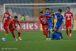 دیدار تیم های فوتبال پرسپولیس ایران و الریان قطر