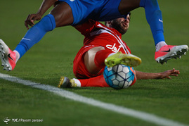 دیدار تیم های فوتبال پرسپولیس ایران و الریان قطر