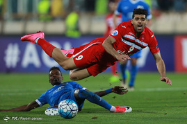 دیدار تیم های فوتبال پرسپولیس ایران و الریان قطر