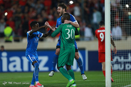 دیدار تیم های فوتبال پرسپولیس ایران و الریان قطر
