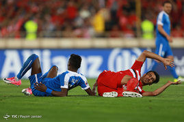 دیدار تیم های فوتبال پرسپولیس ایران و الریان قطر