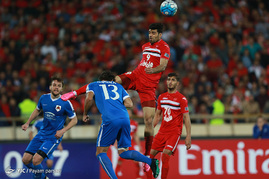 دیدار تیم های فوتبال پرسپولیس ایران و الریان قطر