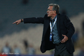 دیدار تیم های فوتبال پرسپولیس ایران و الریان قطر