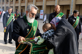 جشن میلاد امام علی(ع) در حرم شاهچراغ - شیراز‎