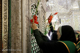 جشن میلاد امام علی(ع) در حرم شاهچراغ - شیراز‎