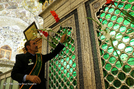 جشن میلاد امام علی(ع) در حرم شاهچراغ - شیراز‎