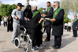 جشن میلاد امام علی(ع) در حرم شاهچراغ - شیراز‎