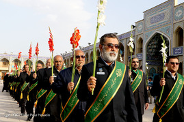 جشن میلاد امام علی(ع) در حرم شاهچراغ - شیراز‎