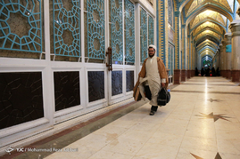 ورود معتکفین به مسجد جمکران‎