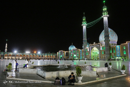 ورود معتکفین به مسجد جمکران‎