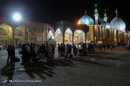 ورود معتکفین به مسجد جمکران‎