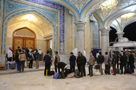 ورود معتکفین به مسجد جمکران‎