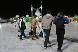 ورود معتکفین به مسجد جمکران‎