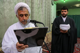 مراسم عمامه‌گذاری طلاب در سالروز ولادت حضرت علی(ع) - قم‎