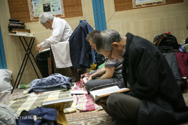 مراسم معنوی اعتکاف در مسجد امام سجاد(ع)