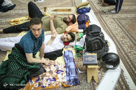 مراسم معنوی اعتکاف در مسجد امام سجاد(ع)