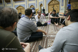 مراسم معنوی اعتکاف در مسجد امام سجاد(ع)