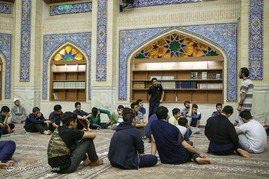 مراسم معنوی اعتکاف در مسجد امام سجاد(ع)